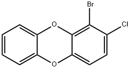 Dibenzo[b,e][1,4]dioxin, 1-bromo-2-chloro- Structure