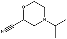 4-(propan-2-yl)morpholine-2-carbonitrile Structure