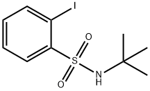 Benzenesulfonamide, N-(1,1-dimethylethyl)-2-iodo- 구조식 이미지