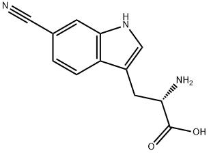 L-Tryptophan, 6-cyano- Structure