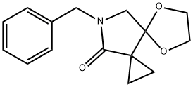 10-Benzyl-5,8-dioxa-10-azadispiro[2.0.44.33]undecan-11-one 구조식 이미지