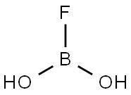 Boronic acid, B-fluoro- Structure