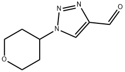 1-(oxan-4-yl)-1H-1,2,3-triazole-4-carbaldehyde Structure