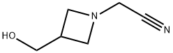 2-[3-(hydroxymethyl)azetidin-1-yl]acetonitrile Structure