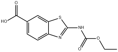 2-(Ethoxycarbonyl)amino]-1,3-benzothiazole-6-carboxylic acid Structure