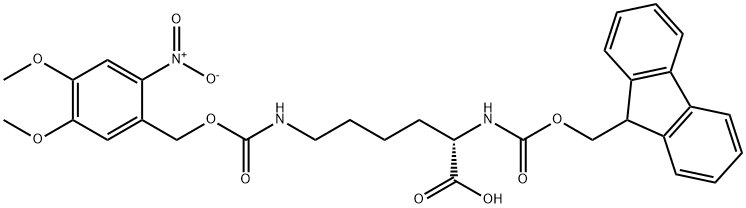 Fmoc-L-Lys(Nvoc)-OH Structure