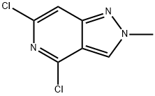 2H-Pyrazolo[4,3-c]pyridine, 4,6-dichloro-2-methyl- Structure