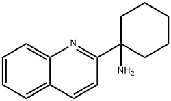 Cyclohexanamine, 1-(2-quinolinyl)- Structure