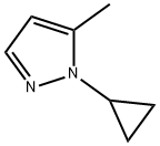 1H-Pyrazole, 1-cyclopropyl-5-methyl- Structure