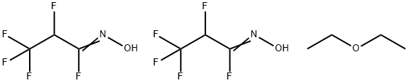 Propionyl fluoride, 2,3,3,3-tetrafluoro-, oxime, compd. with ethyl ether (2:1) (6CI,8CI) 구조식 이미지