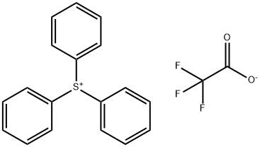 Sulfonium, triphenyl-, 2,2,2-trifluoroacetate (1:1) Structure