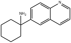 Cyclohexanamine, 1-(6-quinolinyl)- Structure