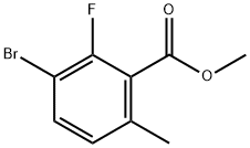 Benzoic acid, 3-bromo-2-fluoro-6-methyl-, methyl ester Structure