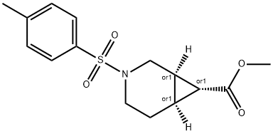 Racemic-(1R,6S,7R)-Methyl 3-Tosyl-3-Azabicyclo[4.1.0]Heptane-7-Carboxylate 구조식 이미지