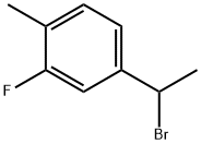 4-(1-bromoethyl)-2-fluoro-1-methylbenzene Structure