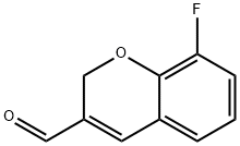 8-fluoro-2H-chromene-3-carbaldehyde Structure