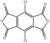 1H,3H-Benzo[1,2-c:4,5-c']difuran-1,3,5,7-tetrone, 4,8-dichloro- Structure