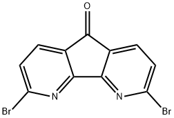 2,8-dibromo-5H-cyclopenta[1,2-b:5,4-b']dipyridin-5-one Structure