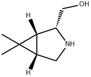 3-Azabicyclo[3.1.0]hexane-2-methanol, 6,6-dimethyl-, (1R,2R,5S)- Structure