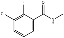 3-Chloro-2-fluoro-N-methylbenzamide Structure