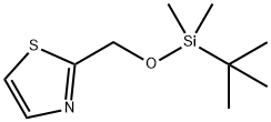 2-((tert-butyldimethylsilyloxy)methyl)thiazole 구조식 이미지