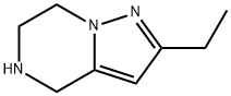 Pyrazolo[1,5-a]pyrazine, 2-ethyl-4,5,6,7-tetrahydro- Structure