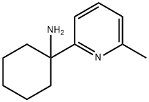 Cyclohexanamine, 1-(6-methyl-2-pyridinyl)- 구조식 이미지