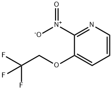 Pyridine, 2-nitro-3-(2,2,2-trifluoroethoxy)- Structure