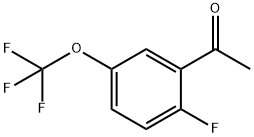 2-Fluoro-4-trifluoromethoxyacetophenone Structure