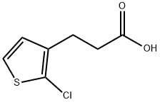 3-(2-chlorothiophen-3-yl)propanoic acid Structure