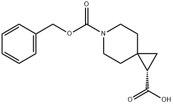 (S)-6-(benzyloxycarbonyl)-6-azaspiro(2.5)octane-1-carboxylic 구조식 이미지