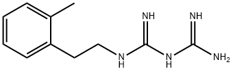 Imidodicarbonimidic diamide, N-[2-(2-methylphenyl)ethyl]- Structure