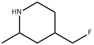 Piperidine, 4-(fluoromethyl)-2-methyl- Structure