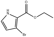 1H-Pyrrole-2-carboxylic acid, 3-bromo-, ethyl ester Structure