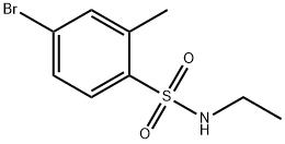 4-Bromo-N-ethyl-2-methylbenzenesulfonamide Structure