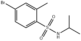 4-Bromo-N-isopropyl-2-methylbenzenesulfonamide Structure