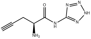 (2S)-2-Amino-N-2H-tetrazol-5-yl-4-pentynamide hydrochloride Structure