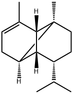 Tricyclo[4.4.0.02,7]dec-3-ene, 1,3-dimethyl-8-(1-methylethyl)-, (1S,2R,6R,7R,8R)- Structure