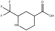 4-Piperidinecarboxylic acid, 2-(trifluoromethyl)- Structure