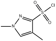 1,4-dimethyl-1H-pyrazole-3-sulfonyl chloride Structure