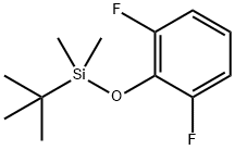 Benzene, 2-[[(1,1-dimethylethyl)dimethylsilyl]oxy]-1,3-difluoro- Structure