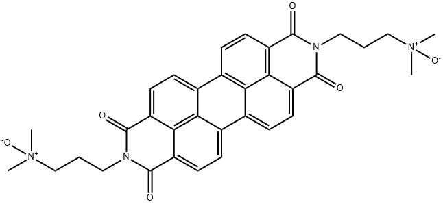 3,3'-(1,3,8,10-Tetraoxoanthra[2,1,9-def:6,5,10-d'e'f']diisoquinoline-2,9(1H,3H,8H,10H)-diyl)bis(N,N-dimethylpropan-1-amine oxide) Structure