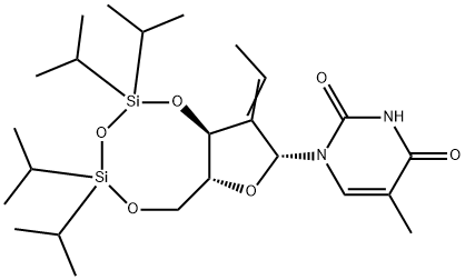 TSN-004 3',5'-TIPDS-rU3',5'-O-(1,1,3,3-tetraisopropyl-1,3-dis iloxanediyl) uridine Structure