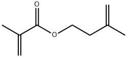 2-Propenoic acid, 2-methyl-, 3-methyl-3-buten-1-yl ester Structure