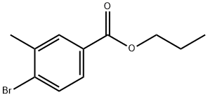 Propyl 4-bromo-3-methylbenzoate 구조식 이미지