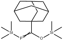 5-Oxa-3-phospha-2,6-disilahept-3-ene, 2,2,6,6-tetramethyl-4-tricyclo[3.3.1.13,7]dec-1-yl- 구조식 이미지