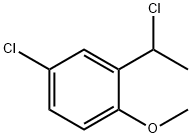 4-chloro-2-(1-chloroethyl)-1-methoxybenzene Structure