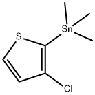Stannane, (3-chloro-2-thienyl)trimethyl- 구조식 이미지