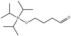 Butanal, 4-[[tris(1-methylethyl)silyl]oxy]- Structure