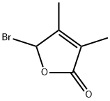 2(5H)-Furanone, 5-bromo-3,4-dimethyl- Structure